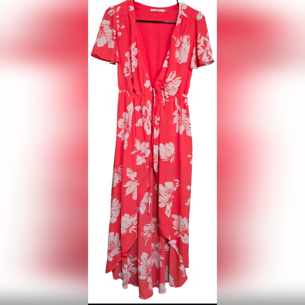 🎉special price today 🎉  Miami Red and White Floral Dress